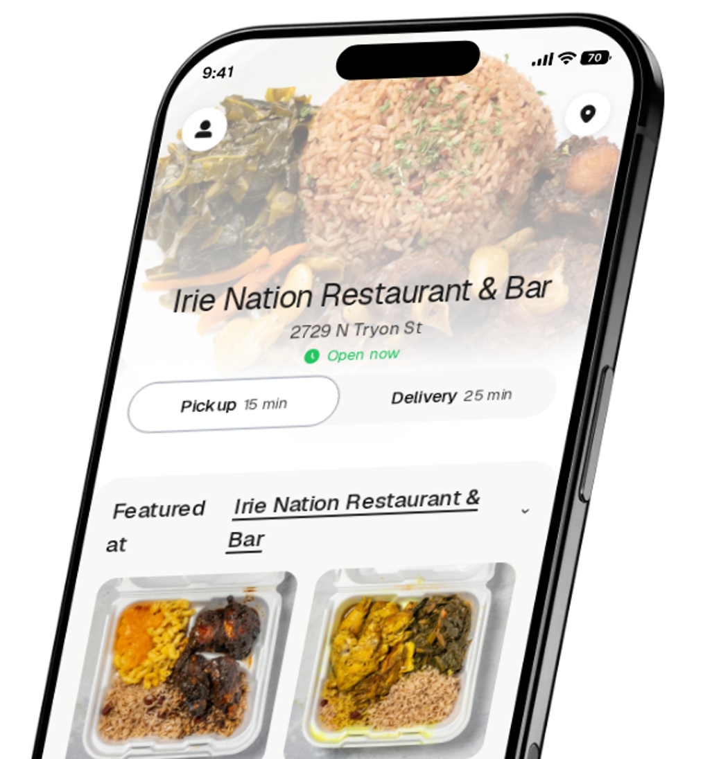 Irie Nation Restaurant & Bar app preview