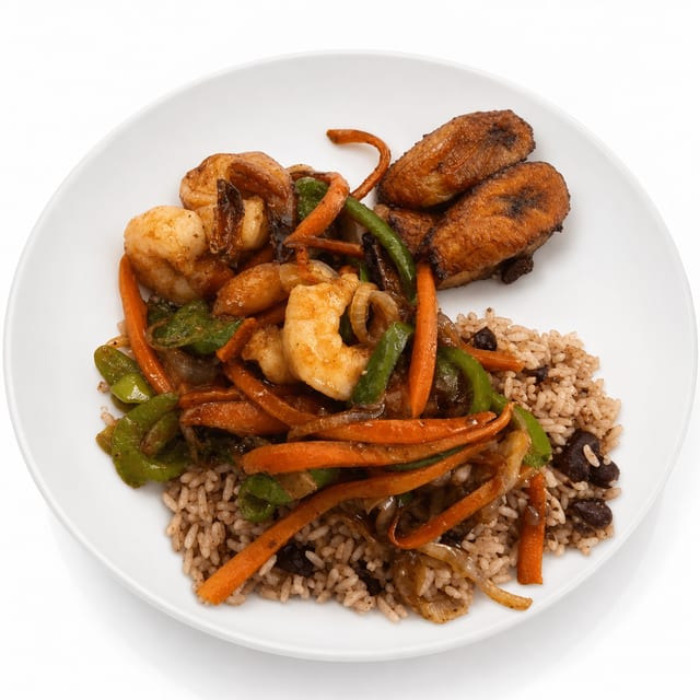 Stir Fry Shrimp.