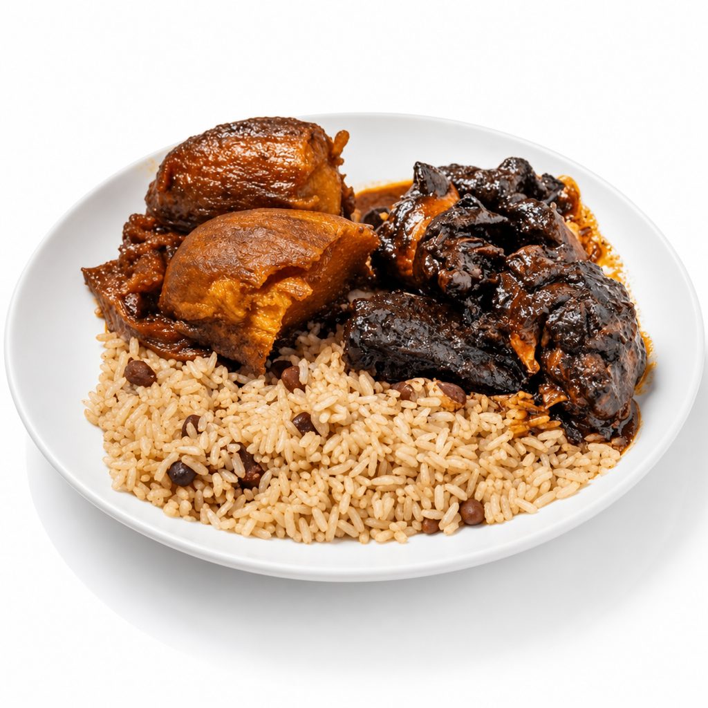 BBQ Jerk Chicken.