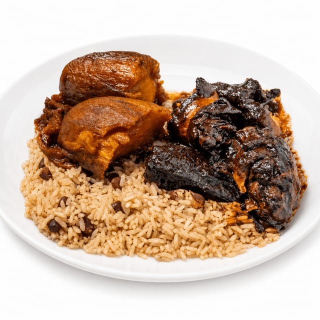 BBQ Jerk Chicken.