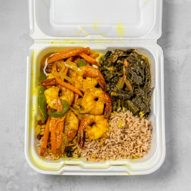Curry Shrimp.