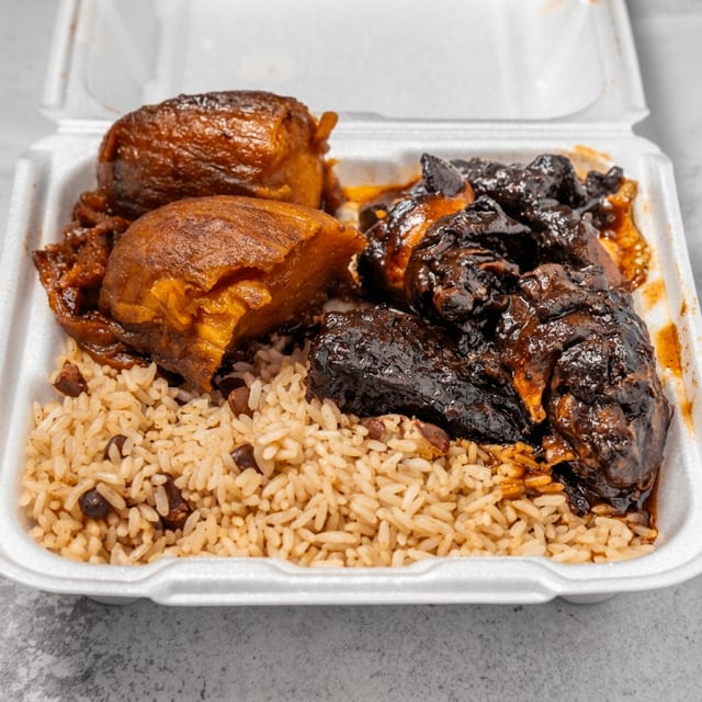 BBQ Jerk Chicken.