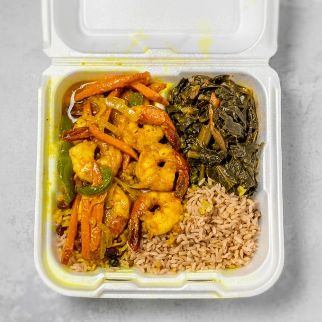 Curry Shrimp.