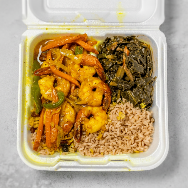 Curry Shrimp.