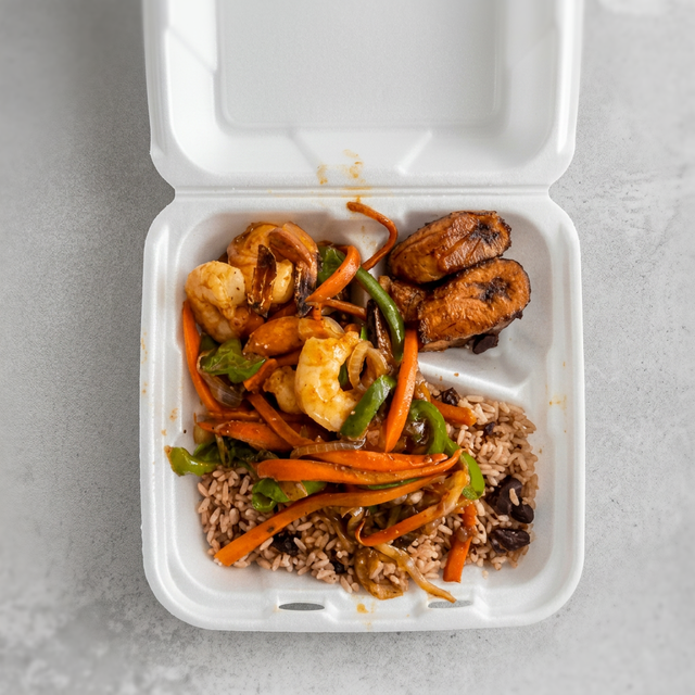Stir Fry Shrimp.