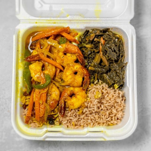 Curry Shrimp.