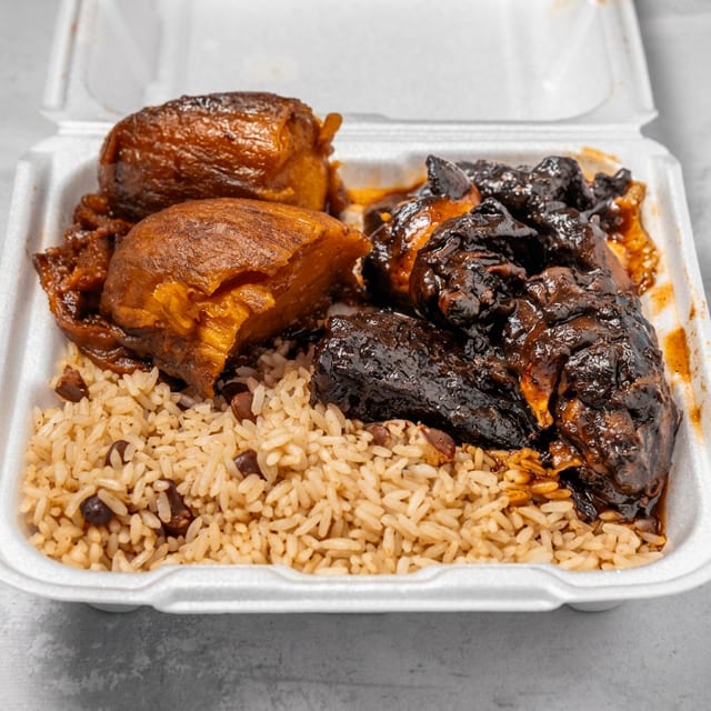 BBQ Jerk Chicken.